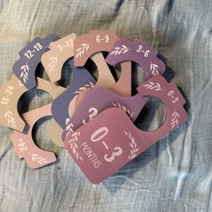 Wooden Baby Closet Dividers